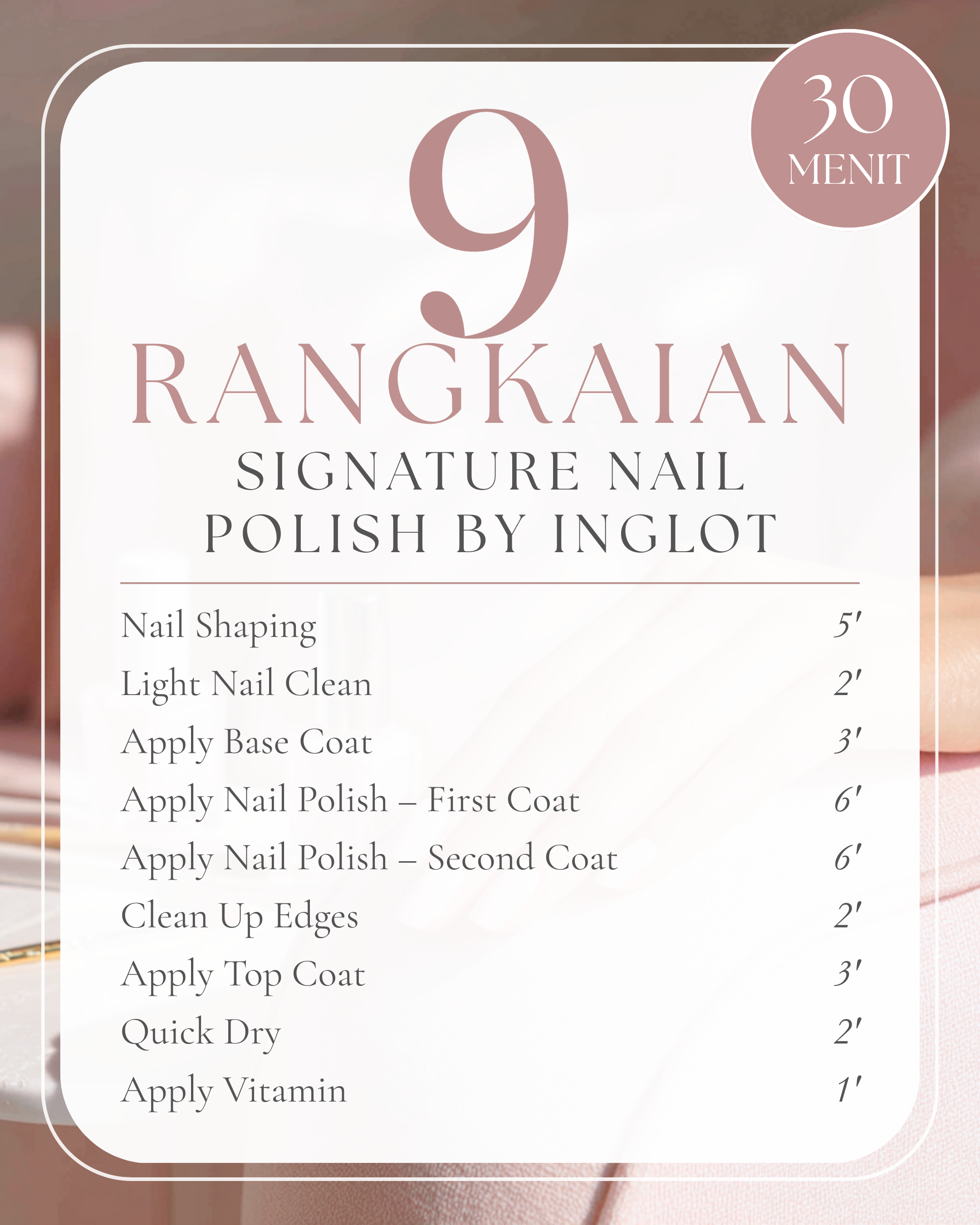 Signature Nail Polish by Inglot Hands 30&