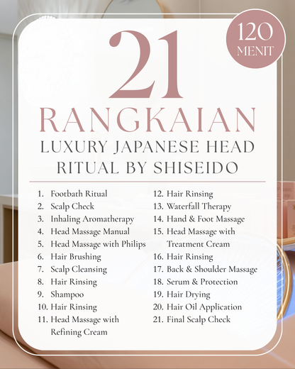 Luxury Japanese Head Ritual by Shiseido 120&