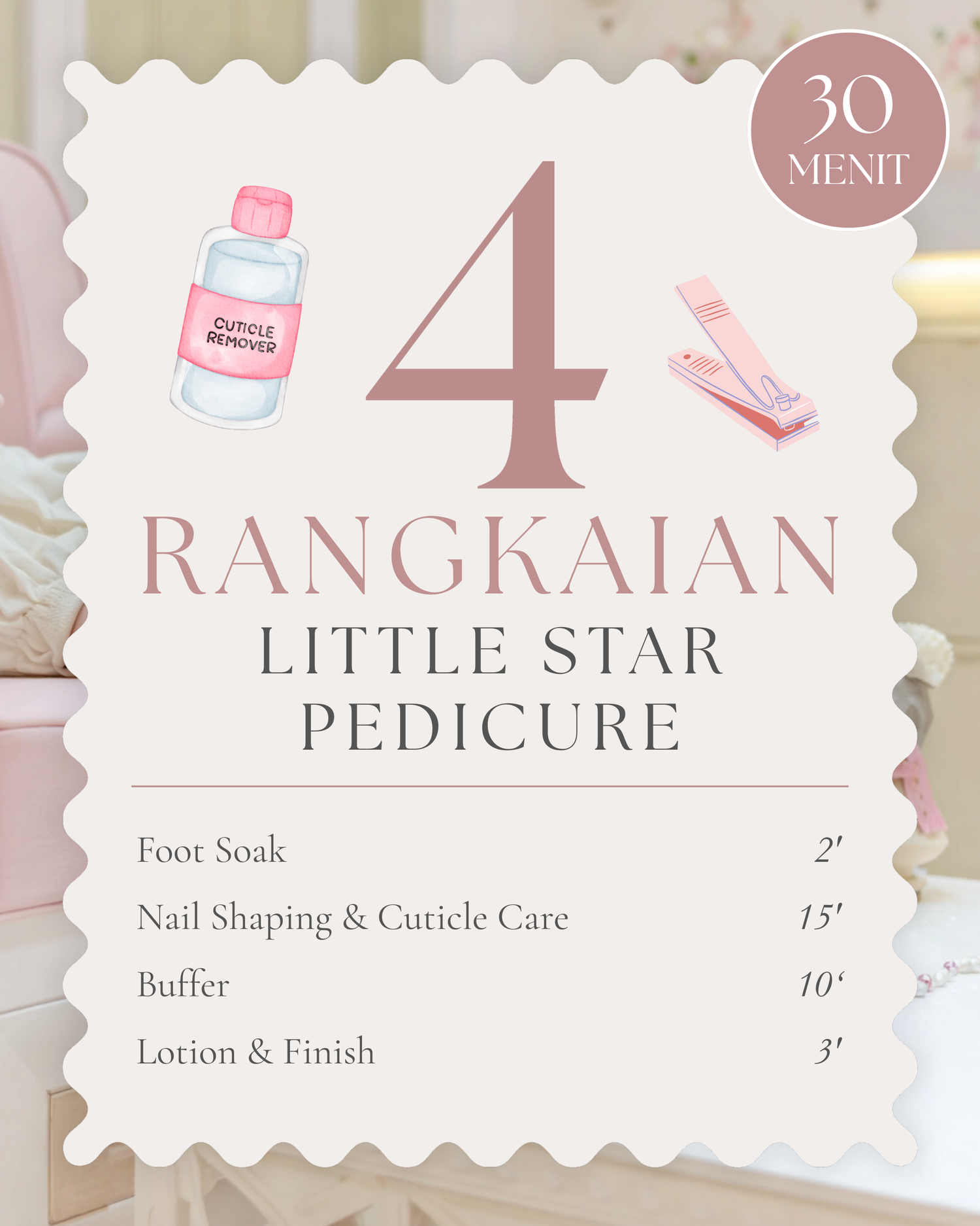 Little Star Pedicure 30&