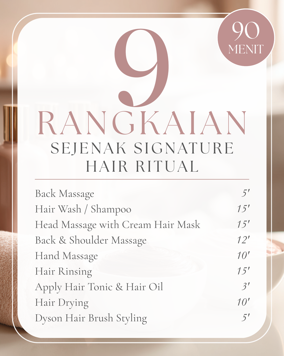 Sejenak Signature Hair Ritual 90&