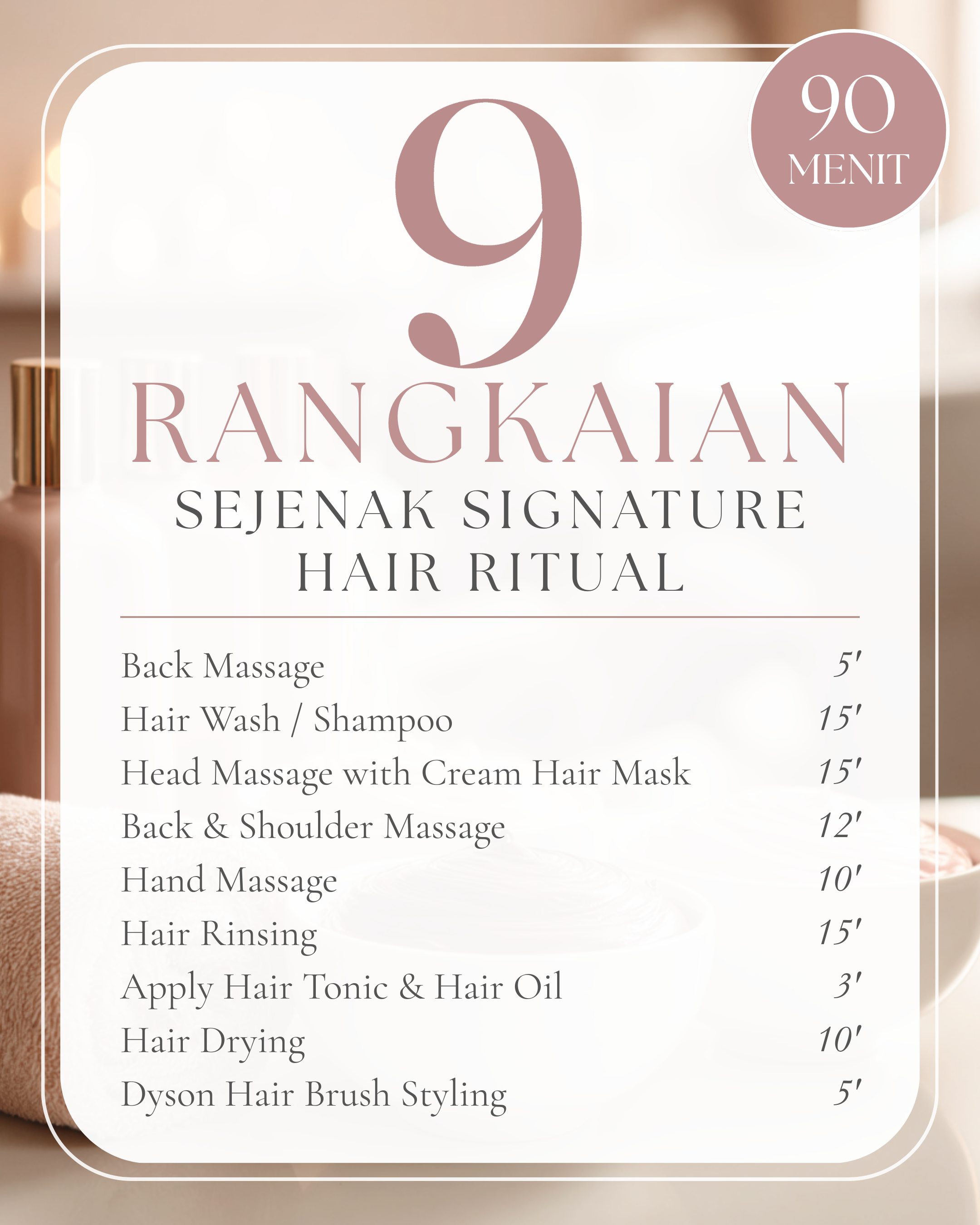 Sejenak Signature Hair Ritual 90&